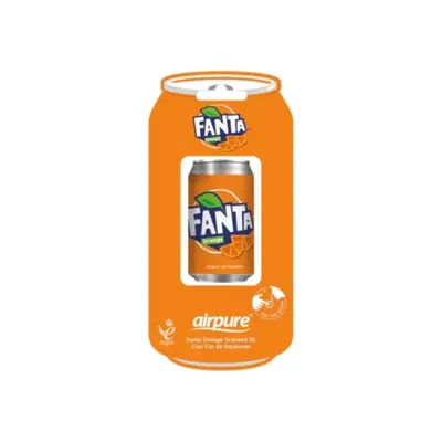 Vent Car 3D Coca-Cola Fanta Laranja